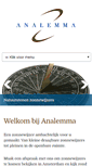 Mobile Screenshot of analemma.nl
